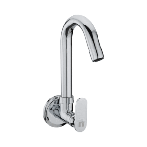 Sink Cock With Swinging Spout