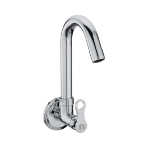 Sink Cock With Swinging Spout