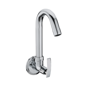 Sink Cock With Swinging Spout