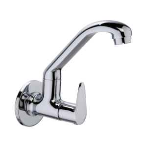 Sink Cock With Swinging Spout