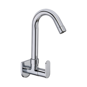 Sink Cock With Swinging Spout