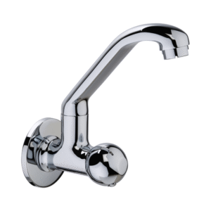 Sink Cock With Swinging Spout