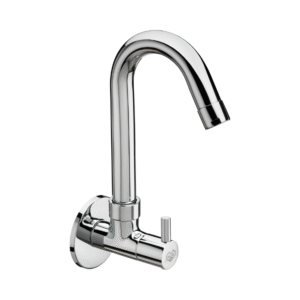 Sink Cock With Swinging Spout